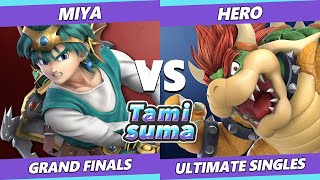 TAMISUMA 189 GRAND FINALS - Hero (Bowser) Vs. Miya (Hero) Smash Ultimate SSBU