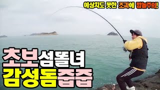 섬똘녀 첫 감성돔 찌낚시 성공! 그것도 감시 5마리 [캠낚세끼] / 추자도 낚시n캠핑 / caravan / camping car / Fishing / 캠핑카