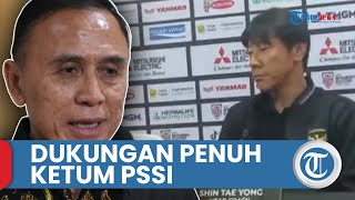 Pelatih Timnas Indonesia Shin Tae-yong Apresiasi Dukungan Penuh Ketum PSSI