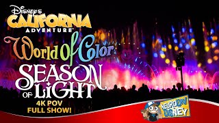 World of Color Seasons of Light - Disney's California Adventure - FULL SHOW  - Dec 2024 Ambient ASM