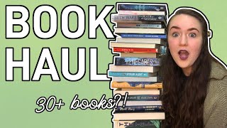 HUGE BOOK HAUL 2021 // GIANT book haul ft. 30+ gifted and thrifted reads