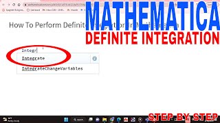 ✅ How To Perform Definite Integration In Mathematica 🔴