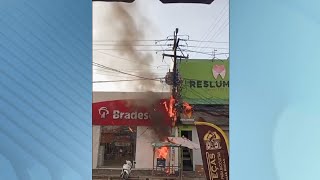 TV Remanso - POSTE INCENDIADO