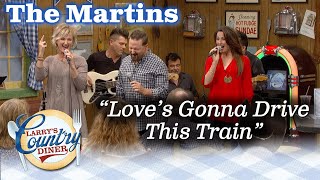THE MARTINS perform LOVE'S GONNA DRIVE THIS TRAIN on LARRY'S COUNTRY DINER!