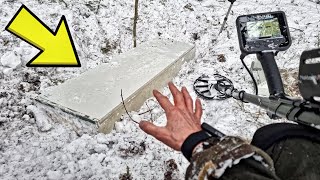 I found fridge in the forest, opened it, then ran like a crazy from there!