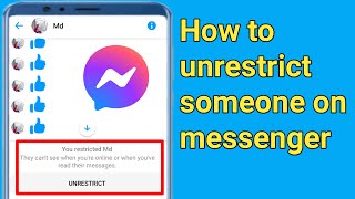 How to unrestrict on messenger.How to remove restriction on messenger.unrestrict someone