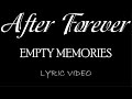 After Forever - Empty Memories - 2007 - Lyric Video