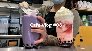 2023 BOBA CAFE VLOG #08 | Halo Halo Milk Tea 🍠