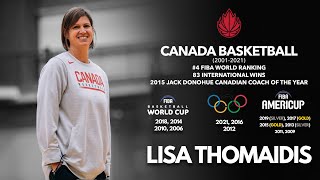 Lisa Thomaidis Canada Basketball Tribute