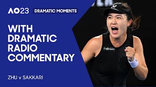 Thrilling Final Set of Huge Upset! | Zhu v Sakkari | Australian Open 2023