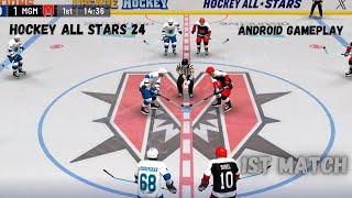 Hockey all stars 24 | android GAMEPLAY | first match