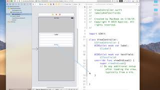 Labels And Text Fields in Swift 4