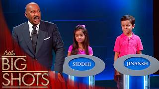 Steve Harvey Is ASTONISHED By The Mental Math Skills Of These Kids! | Little Big Shots