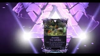 Warframe 50k Kuva: Atomos Riven