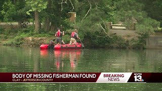 Body of missing fisherman found in Jefferson County lake