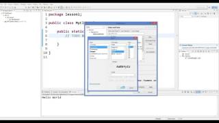 Java Training For Beginners 3 - Creating First project on Java In Eclipse IDE