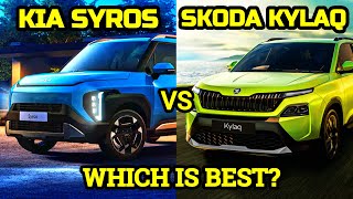 Kia Syros vs Skoda Kylaq | Syros Vs Kylaq