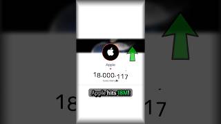 Apple Hits 18 Million Subscribers! | Moment [201] #shorts #iphone15 #apple #subcount