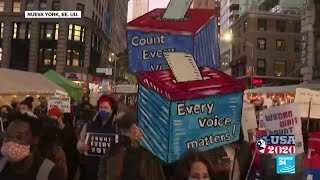 Incertidumbre en EE. UU. por conteo de votos tras elecciones presidenciales