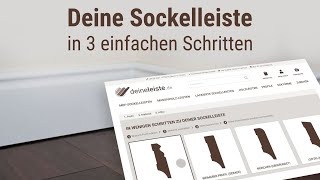 Die passende Sockelleisten/Fußleisten finden und kaufen | Sockelleisten-Konfigurator