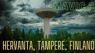 Hervanta , Tampere, An amazing suburb in Finland, Mavic 3, 5.1K50fps