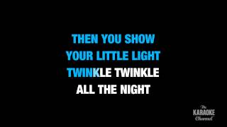 Twinkle, Twinkle Little Star in the Style of "Traditional" karaoke video with lyrics (no lead vocal)