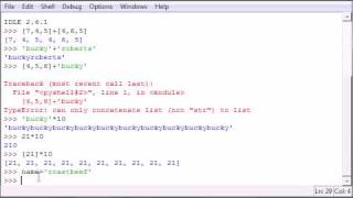 Python Programming Tutorial - 11 - Editing Sequences