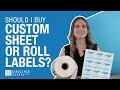 Choosing Between Custom Printed Sheets & Rolls