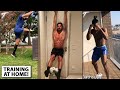 Football Stars Training Hard at Home 🔥 Gym Workouts & Ball Training
