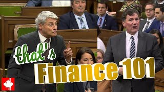 A deficit is money that we don't have: Trudeau's new finance minister SCHOOLED on Finance 101