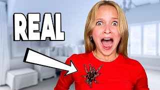 My BIGGEST FEAR: GIANT TARANTULA ESCAPED LOOSE IN MY HOUSE! *not a prank* 🕷 😱