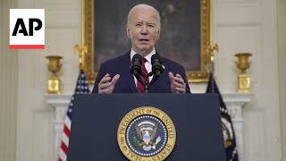 Biden speaks after signing $95 billion Ukraine, Israel aid bill