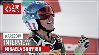Mikaela Shiffrin | "A tight race" | Ladies' SG | Are | FIS World Alpine Ski Championships