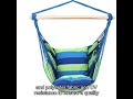 blissun hanging hammock chair hanging swing chair with two cushions 34 inch wide seat