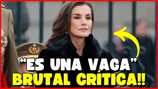 La DURÍSIMA Crítica A Letizia Ortiz que NADIE se Esperaba!