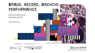 Sahne, Kayıt, Arşiv: Performans / Stage, Record, Archive: Performance; Rebecca Gordon