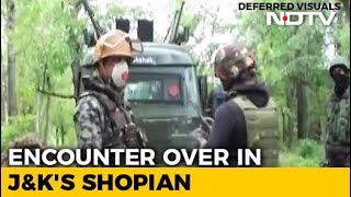 In South Kashmir's Shopian, 5 Terrorists Killed In Encounter