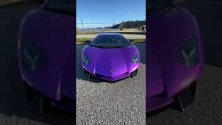 Purple Chrome Lamborghini 4K #shorts #car #jdm