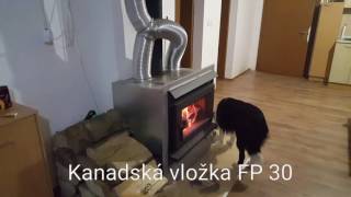 Kanadská krbová vložka FT 30 o výkonu 24kW