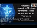 Functional Medicine for Mental Illness - Fundamentals for Therapists