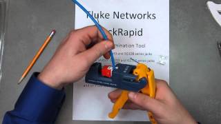 Fluke Networks JackRapid ジャック終端ツールの使用方法 - Falcon Technologies, Inc.