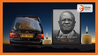 Nigerian culture plays out as cortege of Professor George Magoha leaves Lee Funeral home