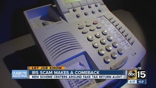 IRS scam makes a comeback