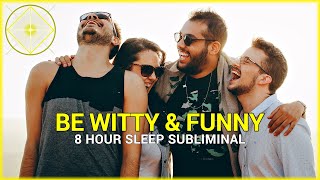 Be Witty & Funny (Subliminal Affirmations) [Binaural Beats Sleep Music w/ Black Screen]