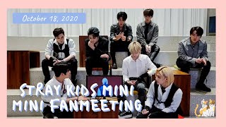 [Stray Kids OT8 Live] 201018 Stray Kids Mini Mini Fanmeeting