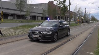 Snelle Response Team (SRT) Audi A6 met spoed naar een onbekende interventie