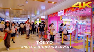 4K 東京散歩【大手町】→【東銀座】東京最長約3.5kmを地下道だけで歩く | TOKYO Walk