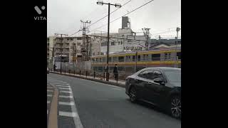 【JR南武線武蔵溝ノ口駅付近】下り線もうすぐ駅に到着します　川崎市高津区溝口　JR東日本 仮想旅行