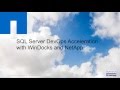 Docker Window Containers with SQL Server, WinDocks and NetApp