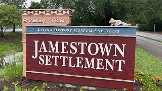 Jamestown history center with a full tour museum, Native village , ships and the fort and bloopers